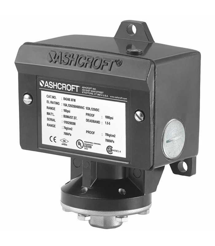 Ashcroft B Series Dual Differential Pressure Switch