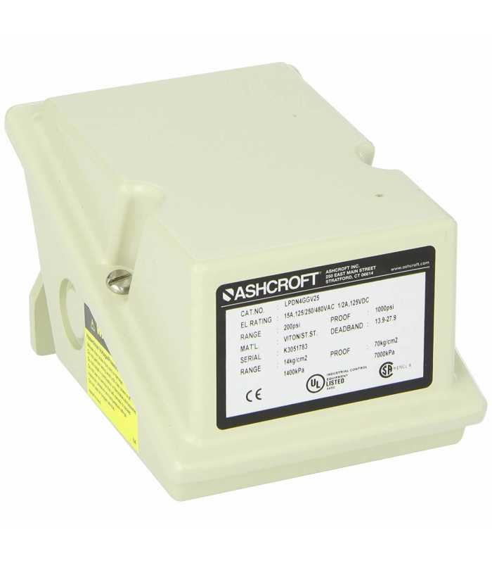 Ashcroft L Series Differential Pressure Switch