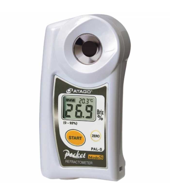 Atago PAL-S [3860] Digital Handheld Pocket Refractometer, 0 to 93% Brix Scale Range, 50 to 212°F (10 to 100°C)