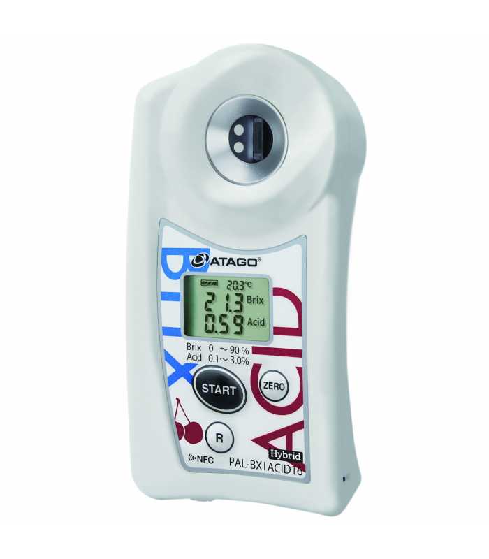 Atago PAL-BX/ACID16 (CHERRY) [7116] Pocket Brix-Acidity Meter for Cherry Master Kit, Brix : 0.0 to 90.0％, Acid : 0.10 to 3.00 Measurement Range