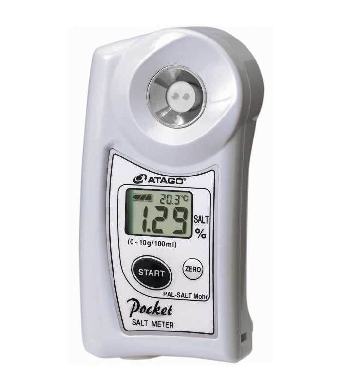 Atago PAL-SALT Mohr [4251] Digital Pocket Salt Concentration Meter, Salt Concentration 0.00 to 10.0% (g/100g) Measurement Range
