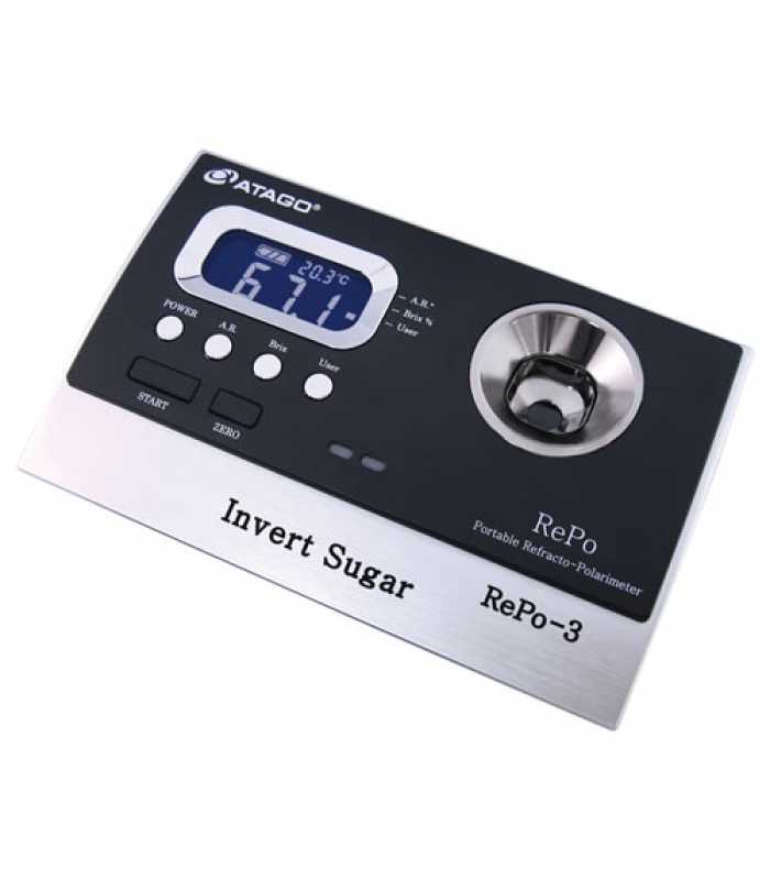 Atago RePo-3 [5013] Portable Refractometer & Polarimeter, Inverted Sugar Analysis