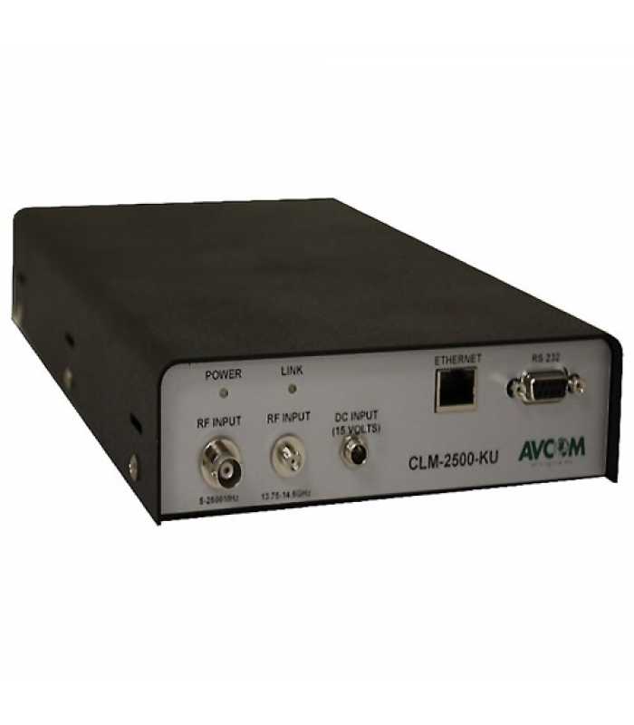 Avcom CLM-2500-KUTX 5 - 2500 MHz, 13.75 - 14.5 GHz Small Form Factor Spectrum Analyzer