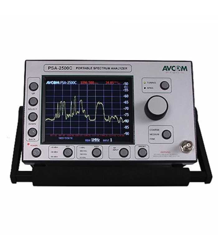 Avcom PSA-2500C 5 MHz - 2500 MHz Spectrum Analyzer