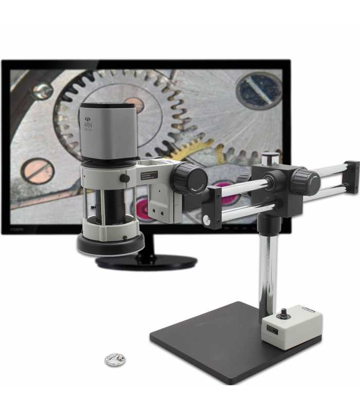 Aven Tools Mighty Cam ES [258-209-534-ES] Digital Microscope Mighty Cam ES (7x-70x) Macro Lens With Double Arm Boom Stand
