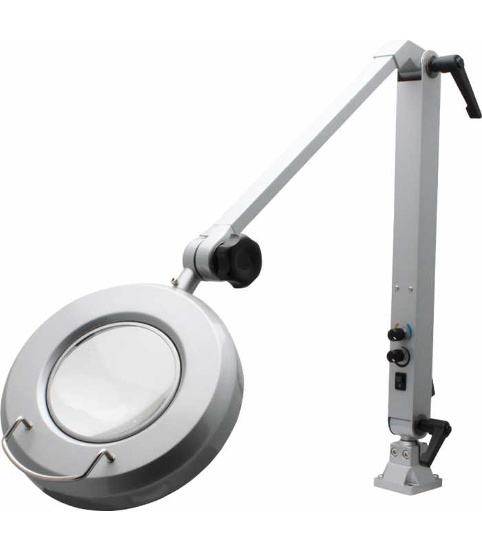 Aven Tools ProVue Deluxe [26501-LFL-LED] Magnifying Lamp 5 Diopter [2.25x] With White And Amber LEDs, 100 - 240 VAC