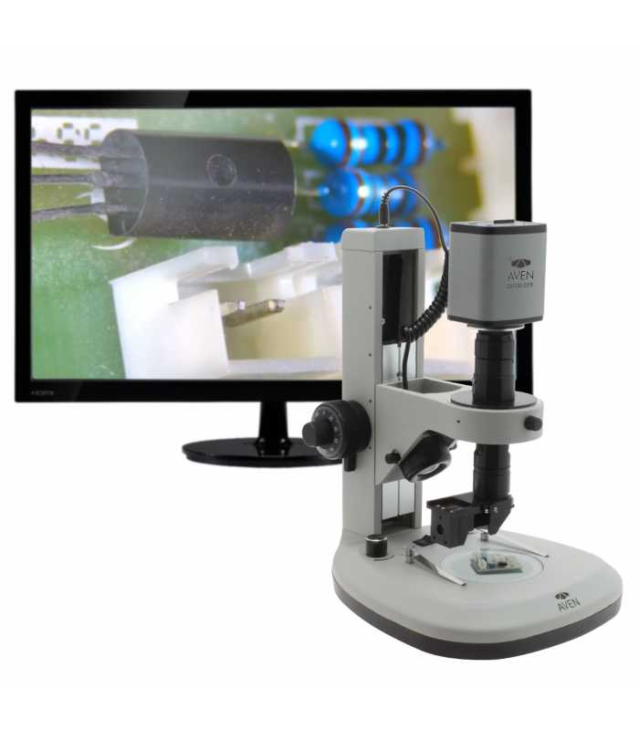 Aven Tools Mighty Cam ES [26700-151-C05-259-506] Digital Microscope With 360 Viewer, Mighty Cam HD On Track Stand (22x - 147x)