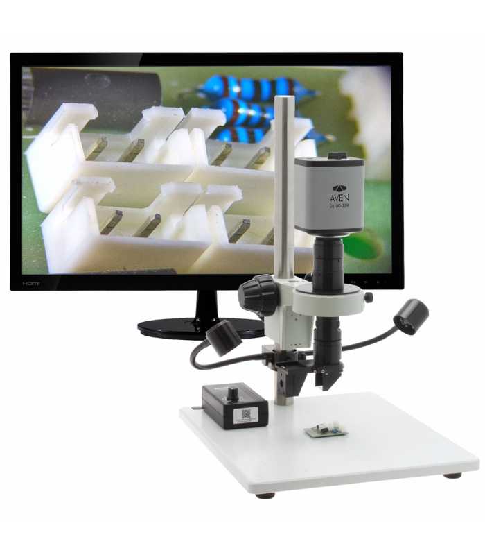 Aven Tools Mighty Cam ES [26700-151-C05-259-570] Digital Microscope With 360 Viewer, Mighty Cam HD On Post Stand With Gooseneck LEDs (22x - 147x)