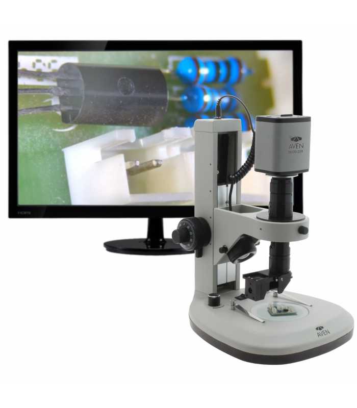 Aven Tools Mighty Cam Eidos [26700-151-C05-260-506] Digital Microscope With 360 Viewer, Mighty Cam Eidos On Track Stand (13.3x - 94.4x)