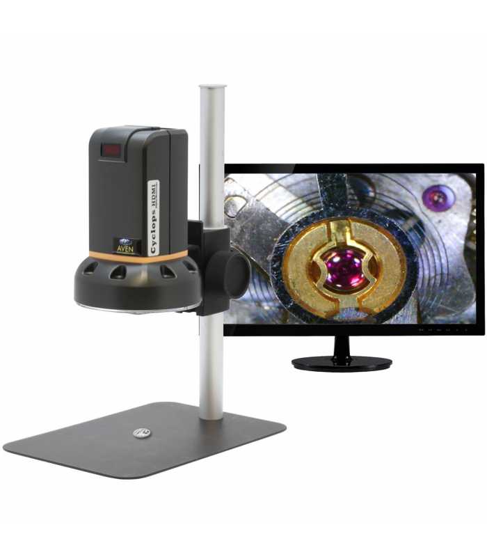 Aven Tools Cyclops [26700-401] HDMI Digital Microscope w/ Stand and Remote, 1/3" 2M Color CMOS Sensor