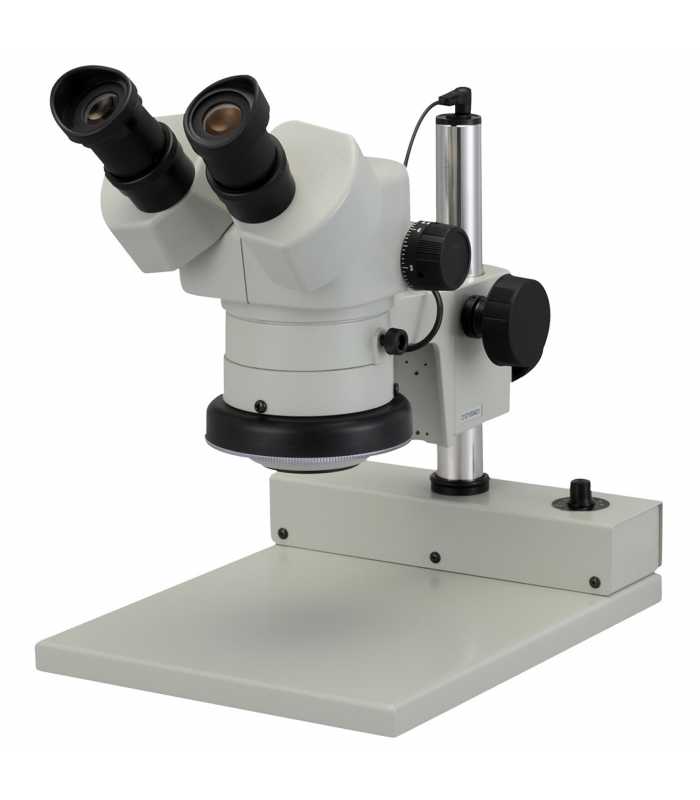 Aven Tools DSZ44 [26800B-302] Stereo Zoom Binocular Microscope, Pole Stand w/ Focus Mount, LED Light