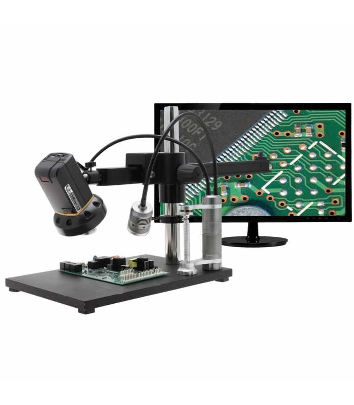 Aven Tools Cyclops HDMI [BD-26800B-556-401] Digital Microscope (12x-132x) With 4x Lens With Ultra Glide Stand