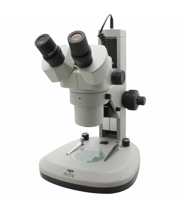 Aven Tools DSZ-44 [DSZ44-506] Stereo Zoom Microscope (10x-44x), 280 mm Track Stand with Overhead and Backlight LEDs