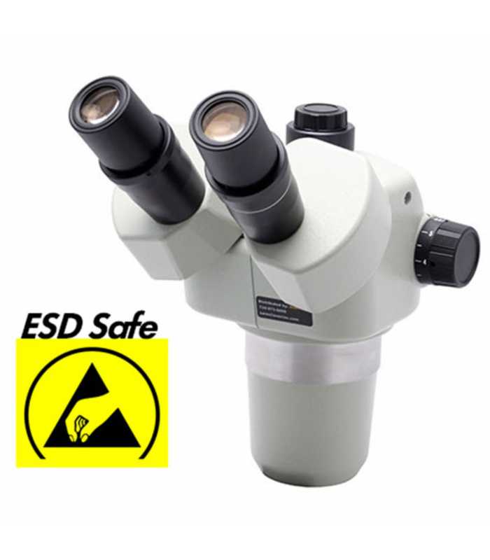 Aven Tools SPZV50E [SPZV-50E] ESD Safe Stereo Zoom Trinocular Microscope Body with 10x Eyepieces, 6.7x to 50x Magnification Range