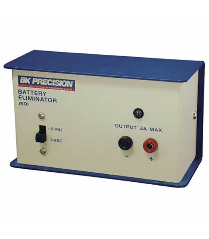BK Precision 1501 [1501] Single-Output, Dual-Voltage, High-Current Battery Eliminator and DC Power Supply, 1.5V/3A or 3V/3A