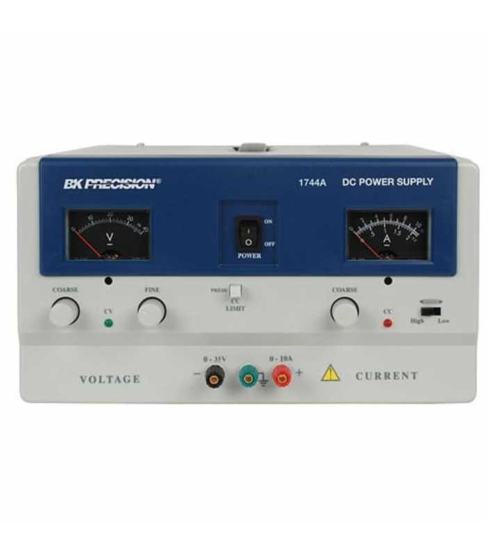 BK Precision 1744A [1744A-220V] 35V/10A Analog Single Output DC Power Supply, 220VAC Line Input*DIHENTIKAN LIHAT 1745A*