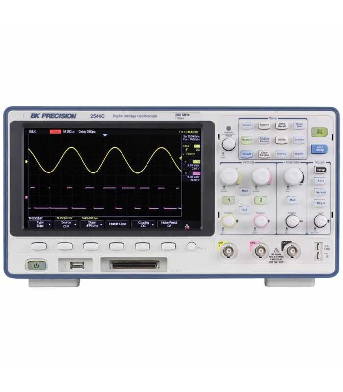 BK Precision 2542CMSO [2542C-MSO] 100 MHz, 1 GSa/s 2 Channel Mixed Signal Oscilloscope*DISCONTINUED SEE 2565B*