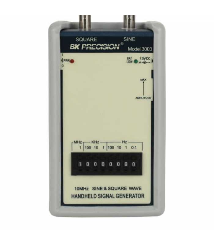 BK Precision 3003 Handheld Battery Operated 10MHz Sine & Square Wave Generator