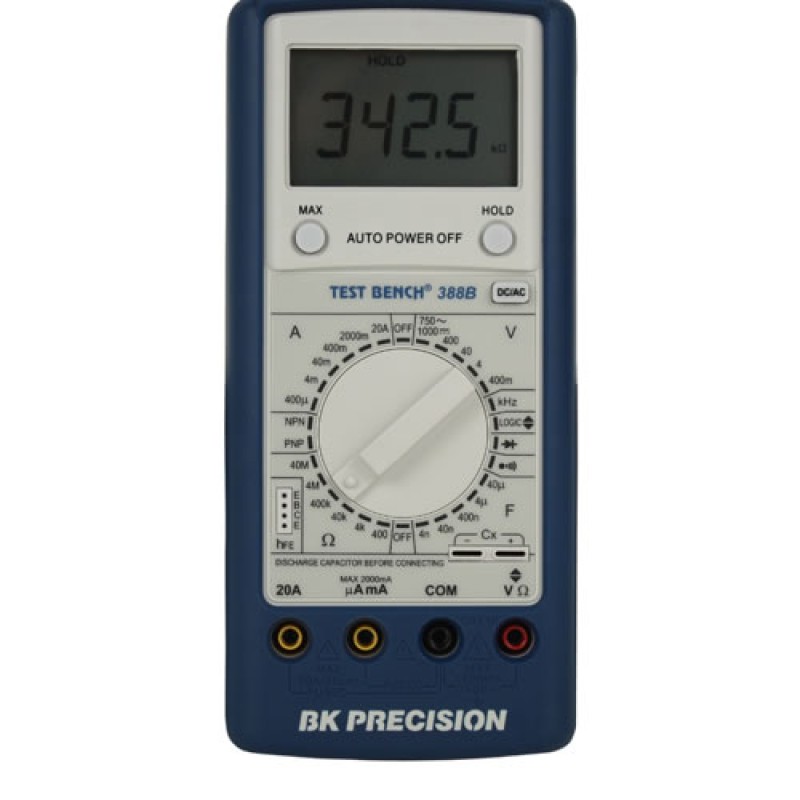 BK Precision 388B Test Bench Manual-Ranging Handheld AC/DC Digital ...