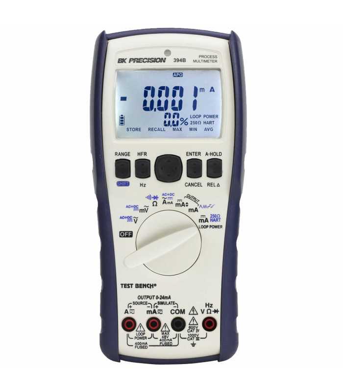 BK Precision 394B True-RMS Handheld AC/DC Digital Process Multimeter