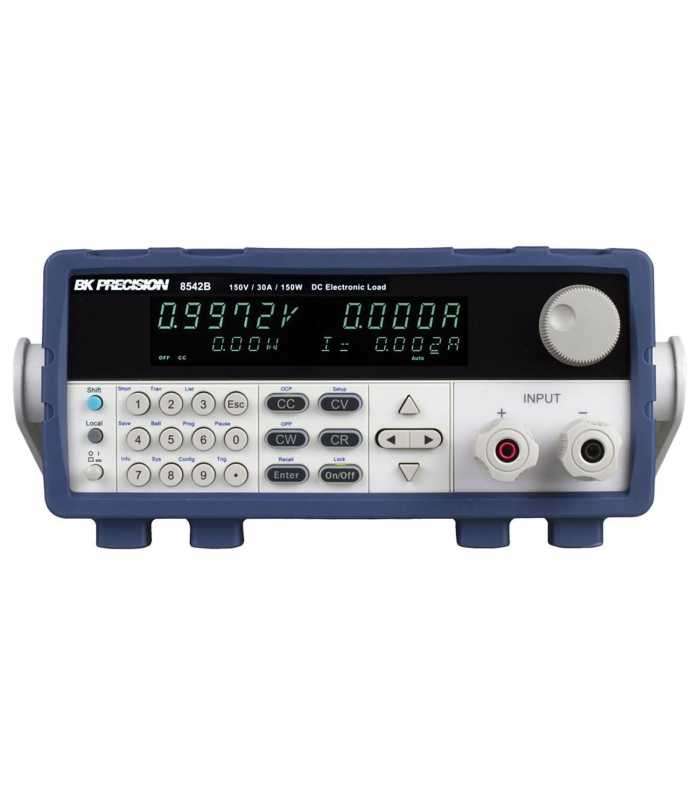 BK Precision 8542B [8542B-220V] Programmable DC Electronic Load, 150W, 150V, 30A, 220VAC Line Input