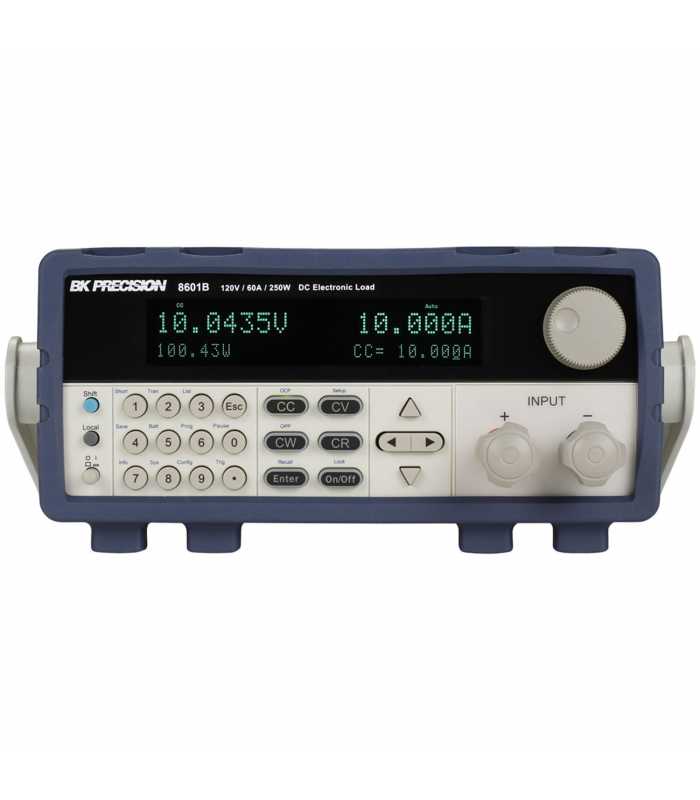 BK Precision 8601B [8601B] 120V/60A/250W Programmable DC Electronic Load, USB and RS-232 interfaces, 220V