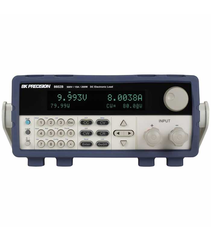 BK Precision 8602B [8602B] 500V/15A/200W Programmable DC Electronic Load, USB and RS-232 interfaces, 220V