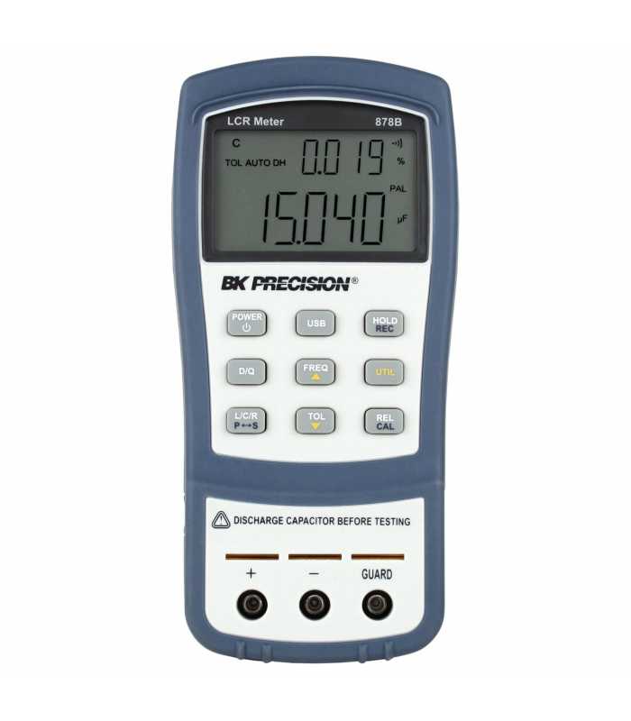 BK Precision 878B [878B-220V] Dual-Display Handheld LCR Meter, 40,000 Count, 220V