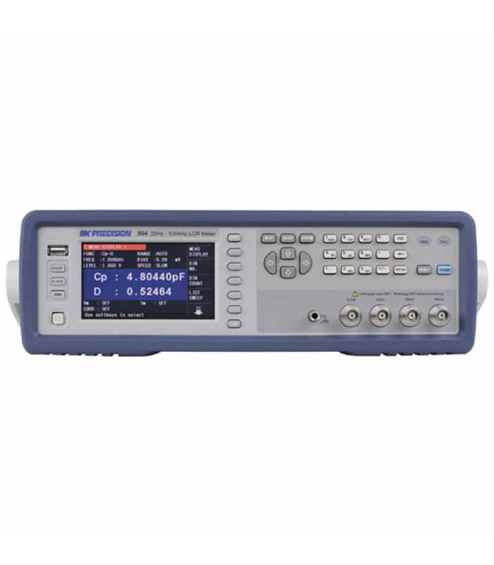 BK Precision 894 [894-220V] Precision Bench LCR Meter, 20 Hz ‐ 500 kHz, 220VAC Line Input