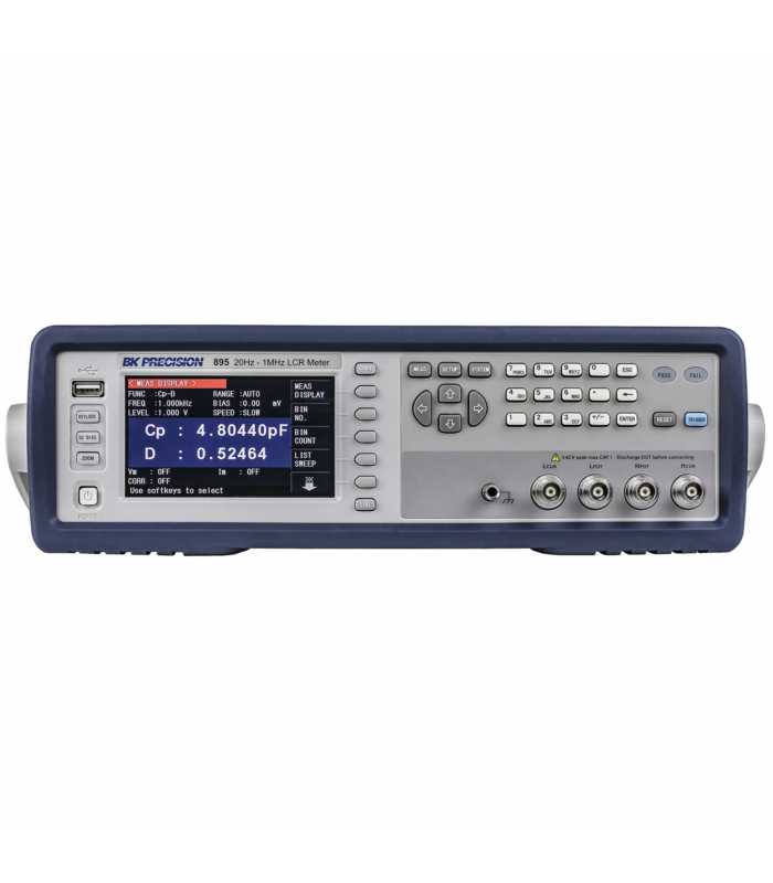 BK Precision 895 [895-220V] Benchtop LCR Meter, 1 MHz, 220VAC Line Input