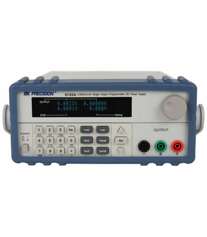 BK Precision 9123A [9123A-220V] Programmable Single-Output DC Power Supply with RS232 and GPIB, 30V/5A, 220VAC Line Input