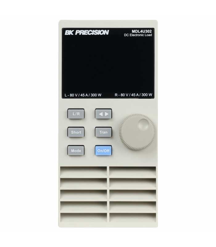 BK Precision MDL4U302 [MDL4U302-220V] 80V, 45A, 300W, 2 Channel, DC Load Module, 220V Line Input