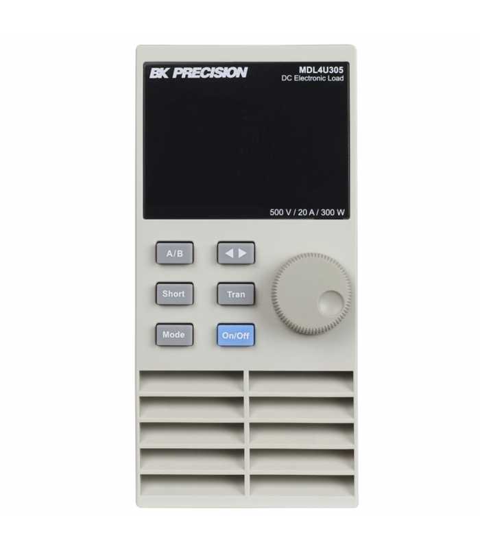 BK Precision MDL4U305 [MDL4U305-220V] 500V, 20A, 300W DC Load Module, 220VAC Line Input