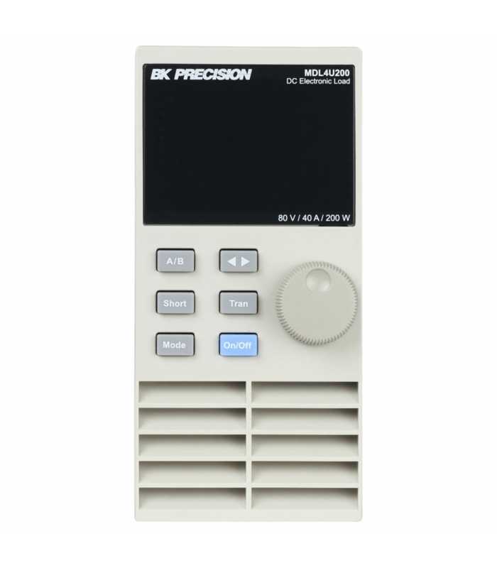 BK Precision MDL4U200 [MDL4U200-220V] 80V, 40A, 200W DC Load Module, 220VAC Line Input