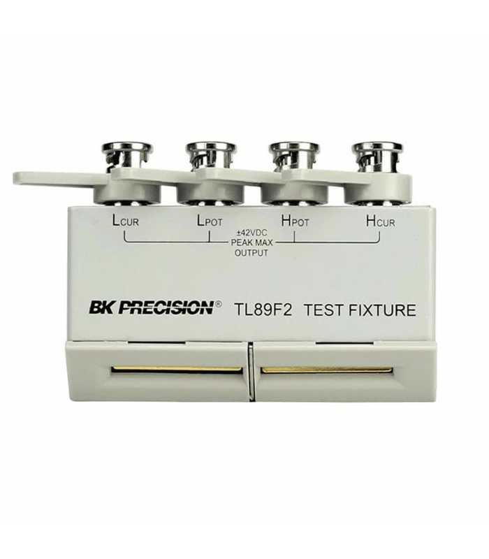 BK Precision TL89F2 4-Terminal Low Profile Test Fixture