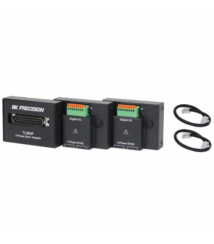 BK Precision TL983PKIT [TL983P-KIT] 3-Phase Kit for 9830B Series with Adapters and RJ435 Cables