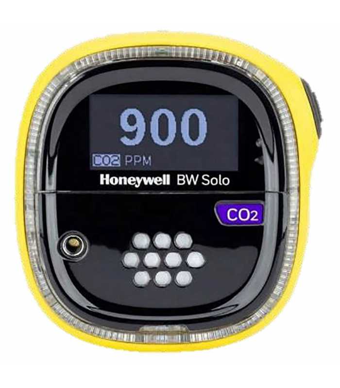 BW Technologies BW Solo [BWS1-BL-Y] Single-Gas Detector, Carbon Dioxide (CO2) Wireless - Yellow