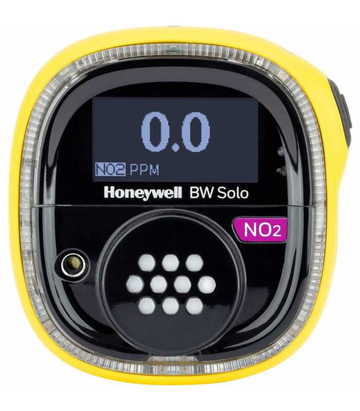 BW Technologies BW Solo [BWS1-D-Y] Single-Gas Detector, Nitrogen Dioxide (NO2) Wireless - Yellow