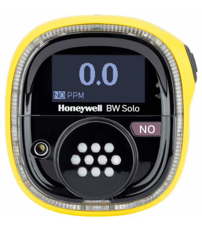 BW Technologies BW Solo [BWS1-N-Y] Single-Gas Detector, Nitric Oxide (NO) Wireless - Yellow