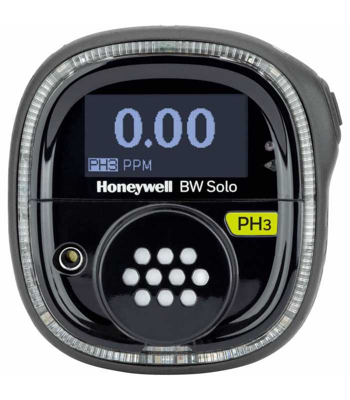 BW Technologies BW Solo [BWS1-P-G] Single-Gas Detector, Phosphine (PH3) Wireless - Black