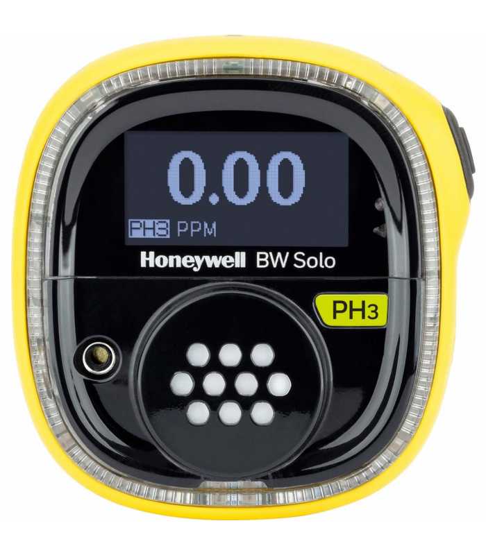 BW Technologies BW Solo [BWS1-P-Y] Single-Gas Detector, Phosphine (PH3) Wireless - Yellow