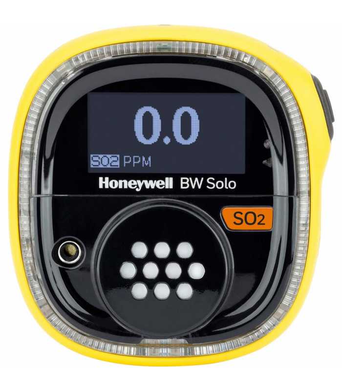 BW Technologies BW Solo [BWS1-S-Y] Single-Gas Detector, Sulfur Dioxide (SO2) Wireless - Yellow