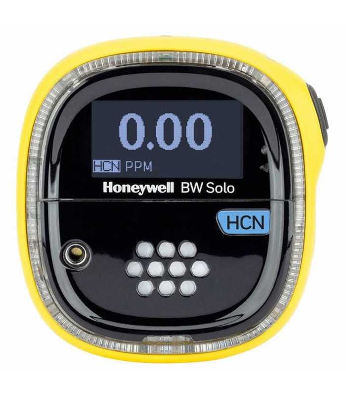 BW Technologies BW Solo [BWS1-Z-Y] Single-Gas Detector, Hydrogen cyanide (HCN) Wireless - Yellow