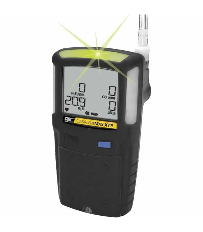 BW Technologies GasAlertMax XT II [XT-X000-B-NA] Single Gas Detector with Motorized Pump, Oxygen (O2) - Black