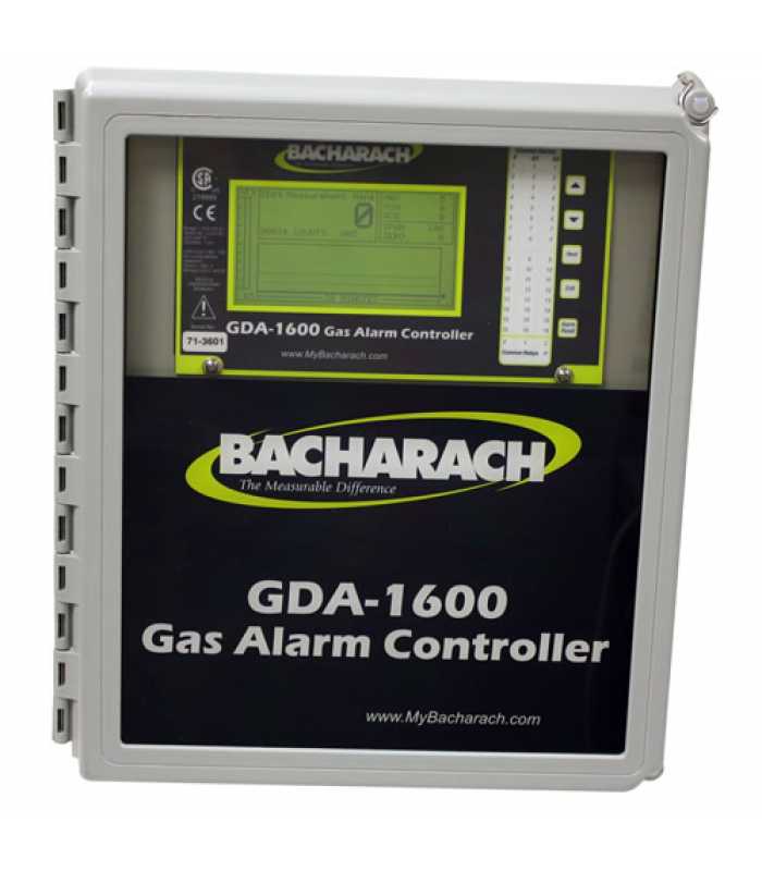 Bacharach GDA-1600 [5700-1601] Base Controller w/Display 19 Inch Rack/Panel Mount (with Bezel and Hardware)