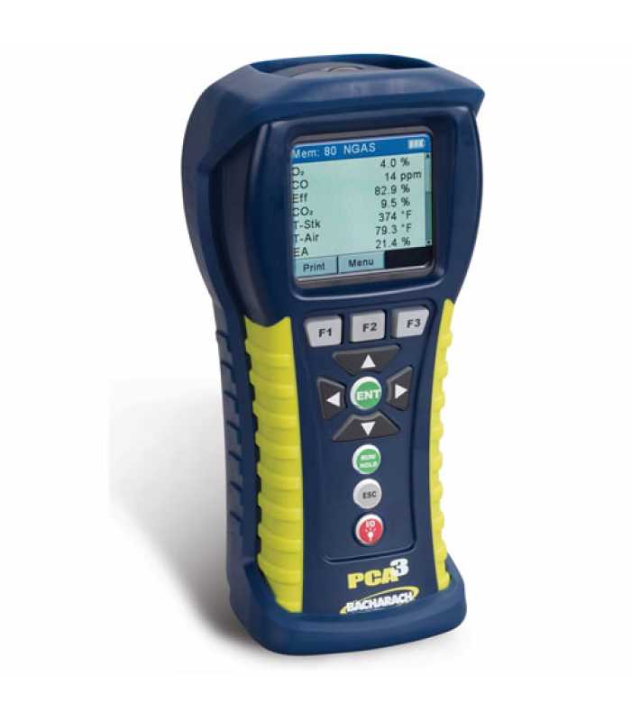 Bacharach PCA3 285 [0024-8453] Portable Combustion Analyzer with O2, CO Low-Range, CO High-Range, NO and Reporting Kit