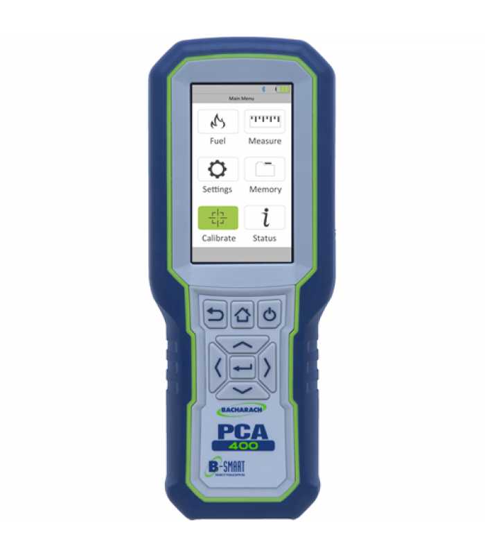 Bacharach PCA400 [2410-1112] Portable Combustion Analyzer w/ O2, CO, 12 in. Probe with 7.5 ft. Standard Tubing, Case and Printer