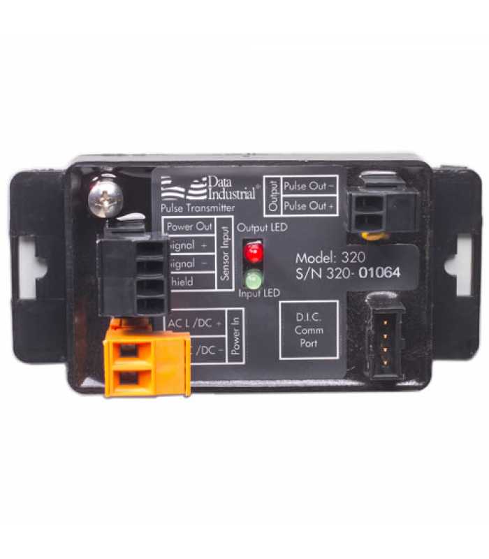 Badger Meter Model 320 [320-04] Pulse Transmitter with DIN Rail Mounting Clips