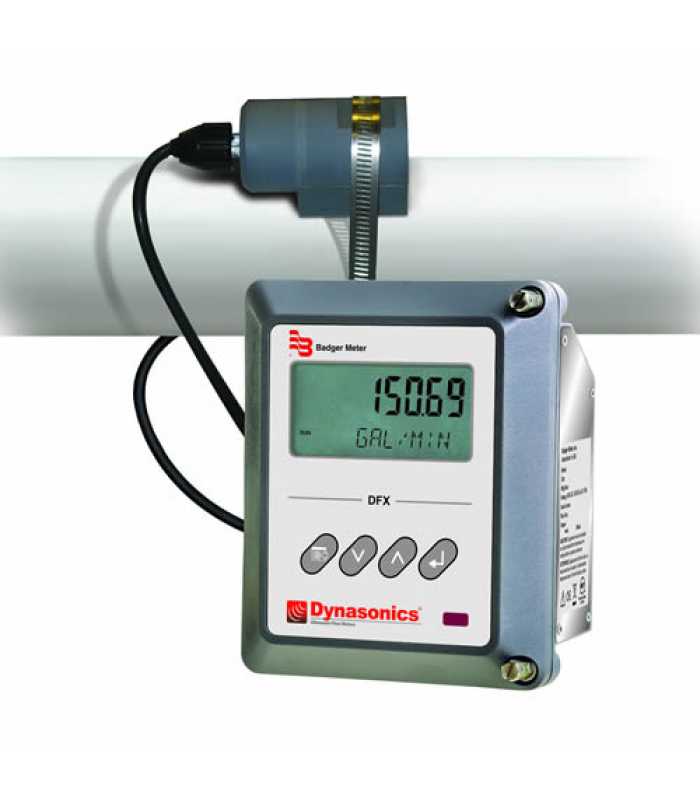 Dynasonics Series DFX Doppler Ultrasonic Flow Meter