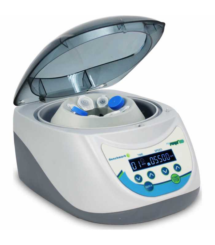 Benchmark Scientific C2205E [C2205-E] MyFuge 5D Digital MicroCentrifuge with Combination Rotor, 4 x 5ml and 4 x 1.5/2.0ml, 100 to 240V, EU Plug